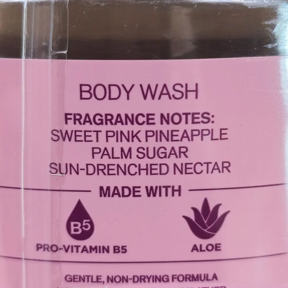 ALL NEW Pink Pineapple Sunrise COSTA RICA Body Wash Gel 10 oz Bath & Body Works